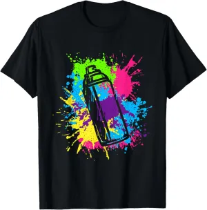 Colourful Graffiti Graphic Spray Can Street Art Artist T-Shirt